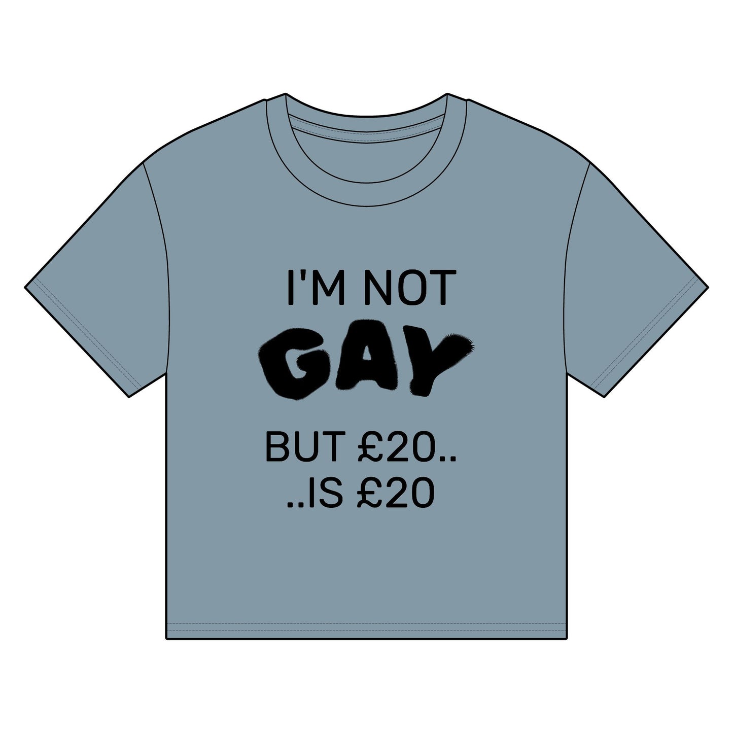 £20 is £20 Boxy T-Shirt