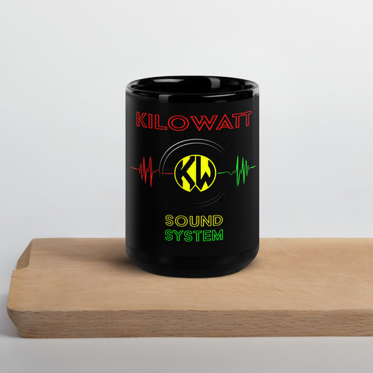 Kilowatt DUB Black Glossy Mug